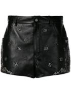 Saint Laurent Embroidered Mini Skirt - Black
