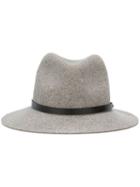 Rag & Bone Fedora Hat, Women's, Size: Medium, Grey, Wool
