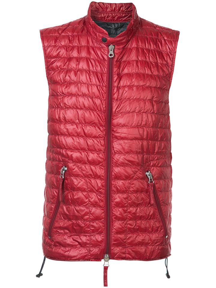 Duvetica Sleeveless Padded Gilet - Red