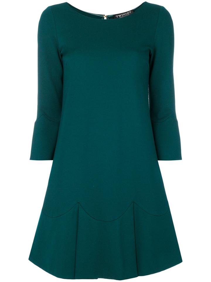 Twin-set Flared Dress - Green