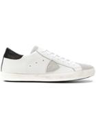Philippe Model Logo Patch Lace-up Sneakers - White