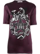 Givenchy Snake Print Satin T-shirt