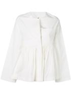 Sara Lanzi Textured Jacket - White