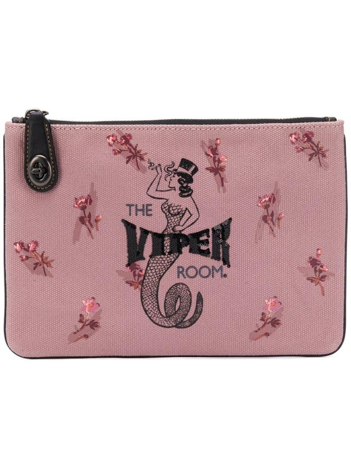 Coach Coach X Viper Room Clutch Bag - Pink