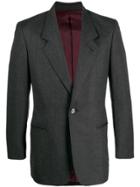 Jean Paul Gaultier Pre-owned 1990s Slim-fit Notched Jacket - Grey