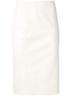 Versace Pre-owned Pencil Midi Skirt - Neutrals