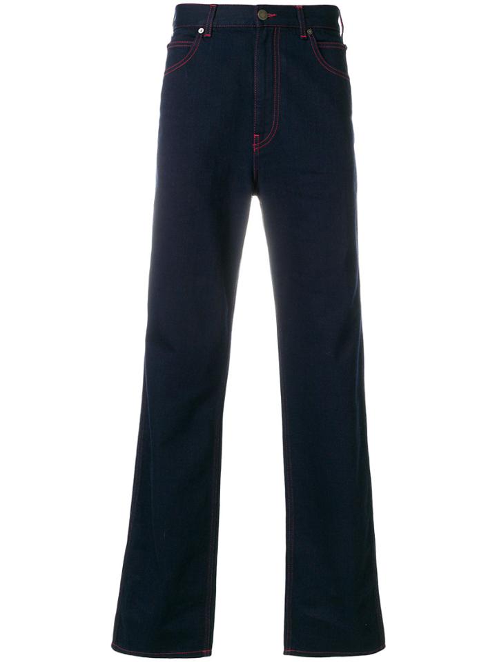 Calvin Klein 205w39nyc Contrast Stitch Jeans - Blue