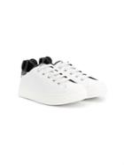 Moschino Kids Teen Novelty Heel Sneakers - White