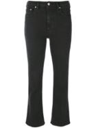 Golden Goose Deluxe Brand Flared Cropped Jeans - Black