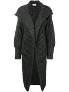 Maison Flaneur Chunky Cardi-coat - Grey