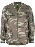 Alessandra Chamonix Camouflage Fitted Jacket - Green
