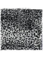 Saint Laurent - Baby Cat Printed Scarf - Women - Silk/cashmere - One Size, Black, Silk/cashmere
