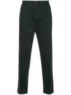 Estnation Cropped Casual Trousers - Blue