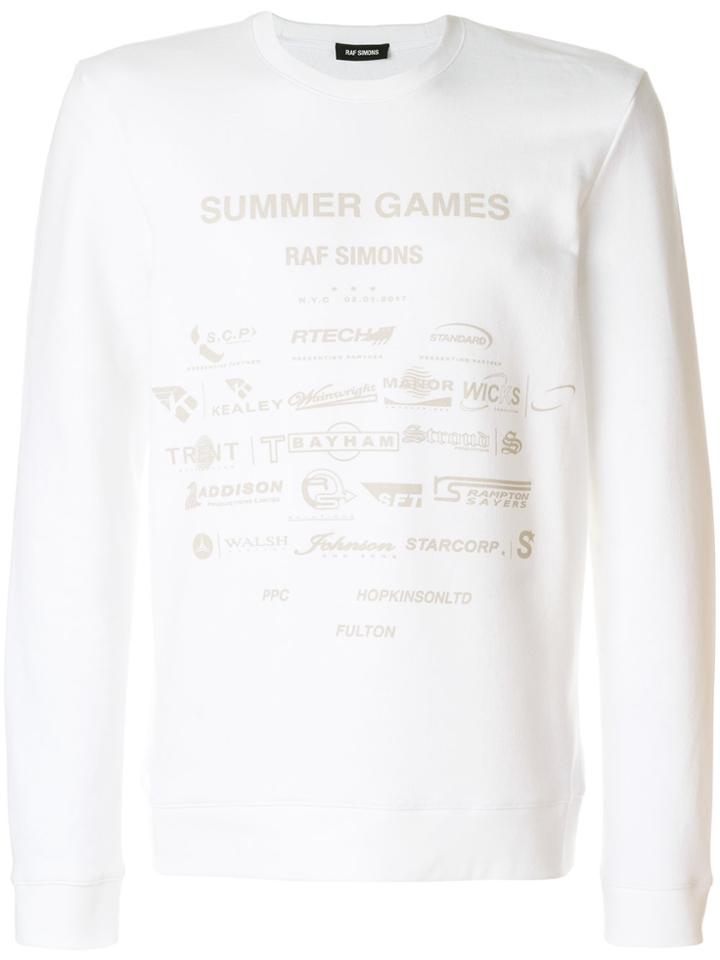 Raf Simons Summer Games Sweater - White