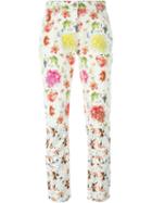 Etro Floral Print Jeans, Women's, Size: 29, Cotton/spandex/elastane
