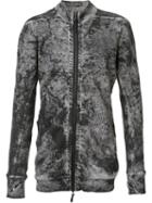 11 By Boris Bidjan Saberi Zipped Jacket, Men's, Size: Medium, Grey, Cotton