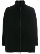 Gianluca Capannolo Zip Up Oversized Jacket - Black