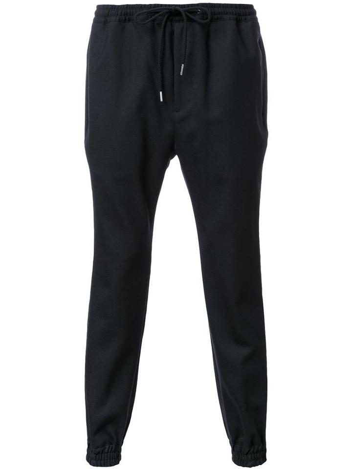 Monkey Time Drawstring Track Pants, Men's, Size: Small, Black, Polyurethane/wool