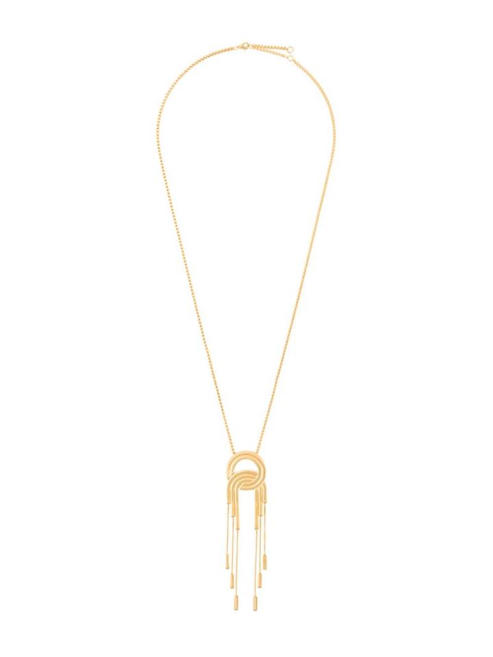 Lara Bohinc Stenmark Solar Pendant Necklace, Women's, Metallic, Gold Plated Sterling Silver