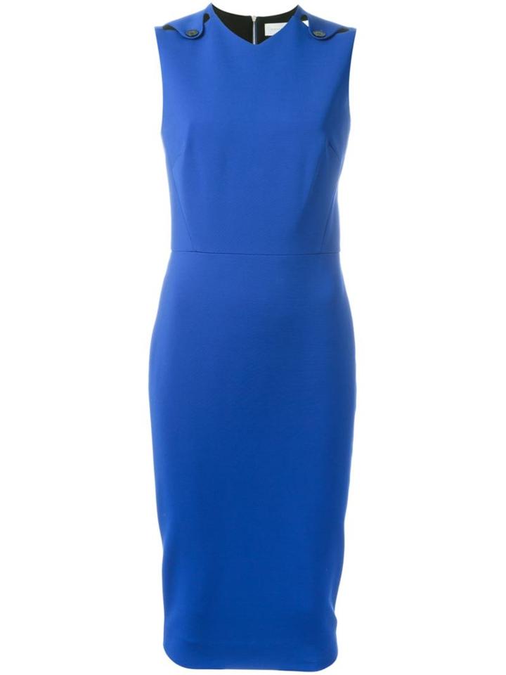 Victoria Beckham Shoulder Strap Fitted Dress