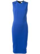 Victoria Beckham Shoulder Strap Fitted Dress