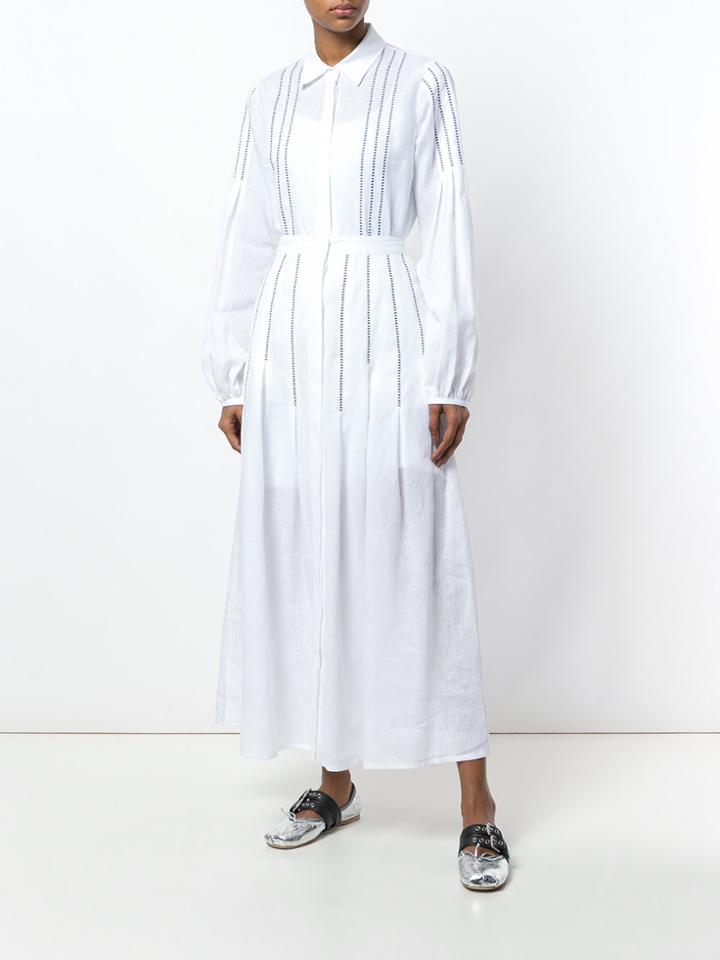 Gabriela Hearst Embroidered Shirt - White