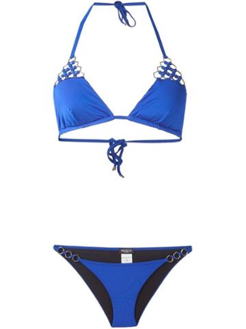 Moeva 'carmen' Bikini, Women's, Size: Medium, Blue, Polyamide/spandex/elastane