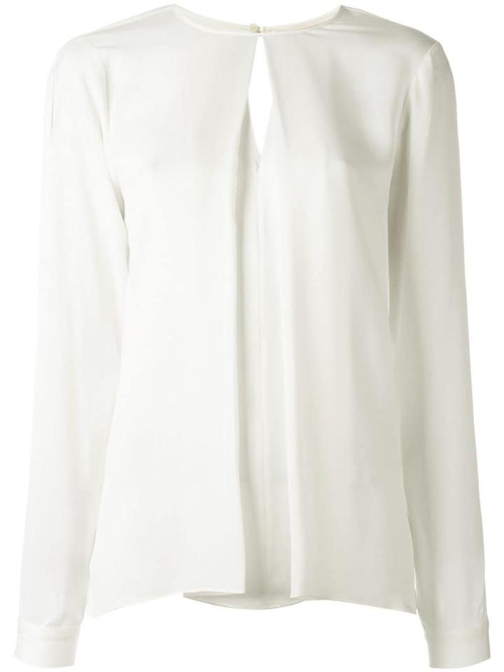 Michael Michael Kors Pleated Front Blouse - Neutrals