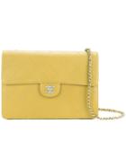 Chanel Vintage Quilted Single Chain Shoulder Bag - Yellow & Orange