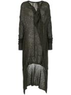 Taylor Draped Drawstring Cardigan - Black