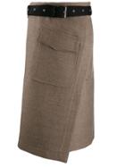 Erika Cavallini Wrap Style Skirt - Neutrals