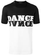 Dolce & Gabbana Dance Print T-shirt, Men's, Size: 48, Black, Cotton