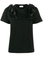 Red Valentino Bow Details T-shirt - Black