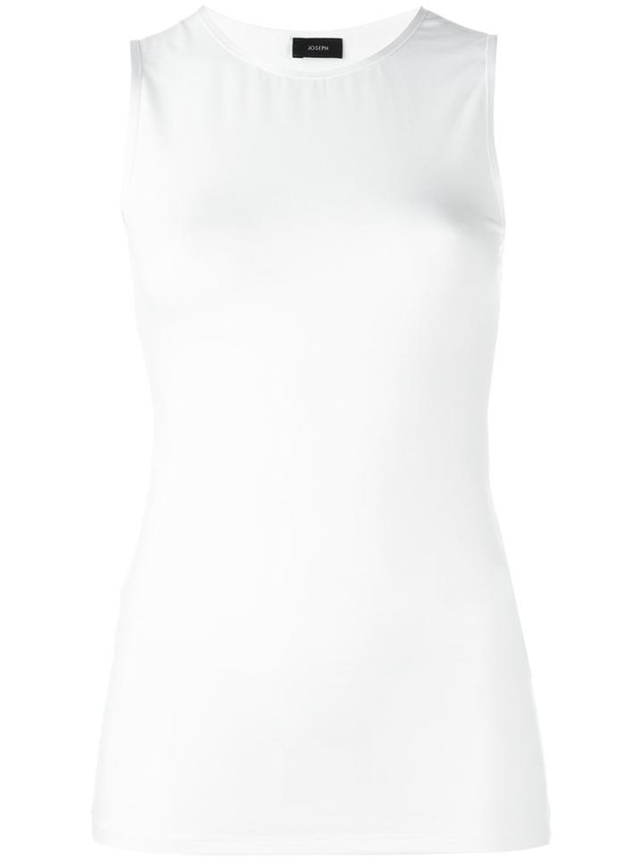 Joseph Classic Tank Top, Women's, Size: Xs, White, Lyocell/cotton/spandex/elastane