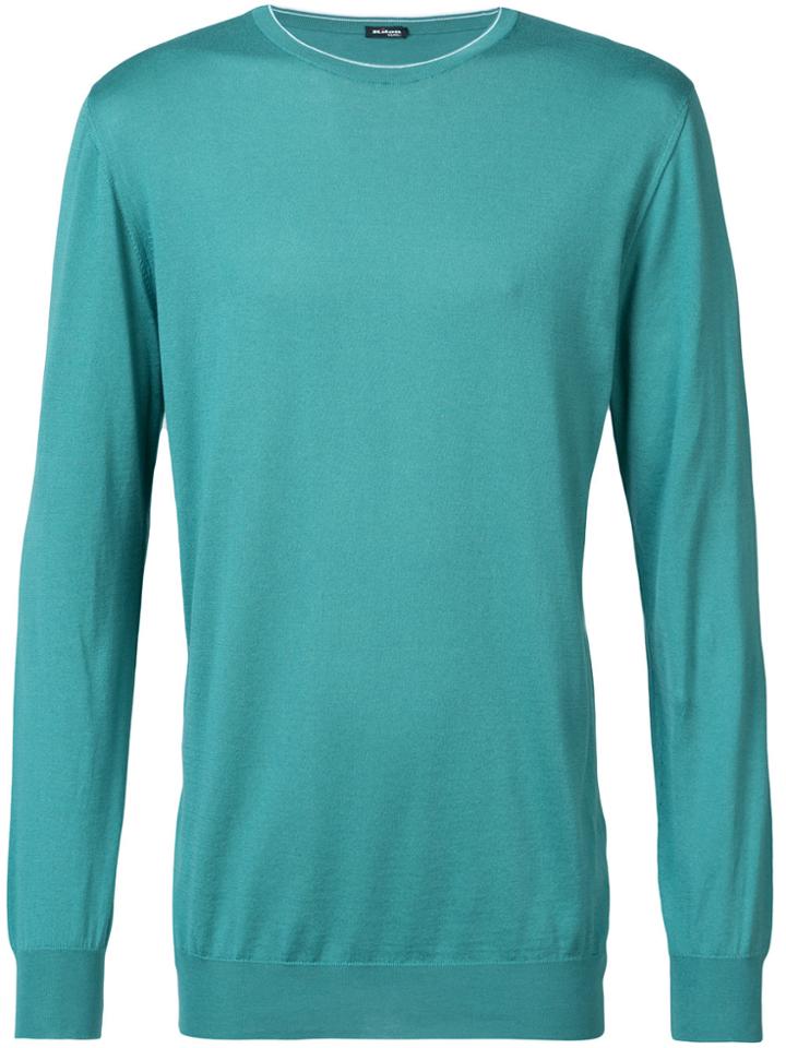 Kiton Long Sleeved Sweatshirt - Green