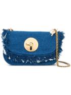 See By Chloé Denim Lois Shoulder Bag, Women's, Blue, Cotton