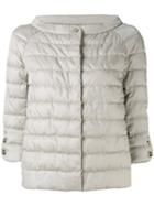 Herno - Puffer Jacket - Women - Cotton/polyamide/polyester - 40, Grey, Cotton/polyamide/polyester