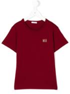 Dolce & Gabbana Kids - Chest Patch T-shirt - Kids - Cotton - 6 Yrs, Red