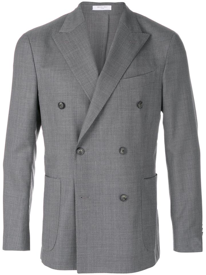 Boglioli Double Breasted Blazer - Grey