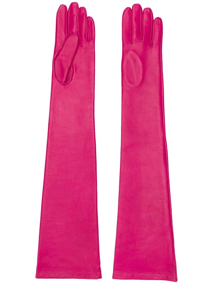 No21 Full-sleeve Gloves - Pink