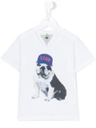 Macchia J Kids - Star Dog Print T-shirt - Kids - Cotton - 2 Yrs, White