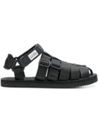 Suicoke Multi-strap Sandals - Black