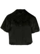 Andrea Bogosian Fur Blouse - Black