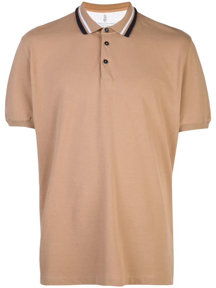 Brunello Cucinelli Classic Polo Shirt - Brown