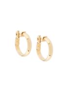 Monet Pre-owned 1980's Hoop Earrings - Gold