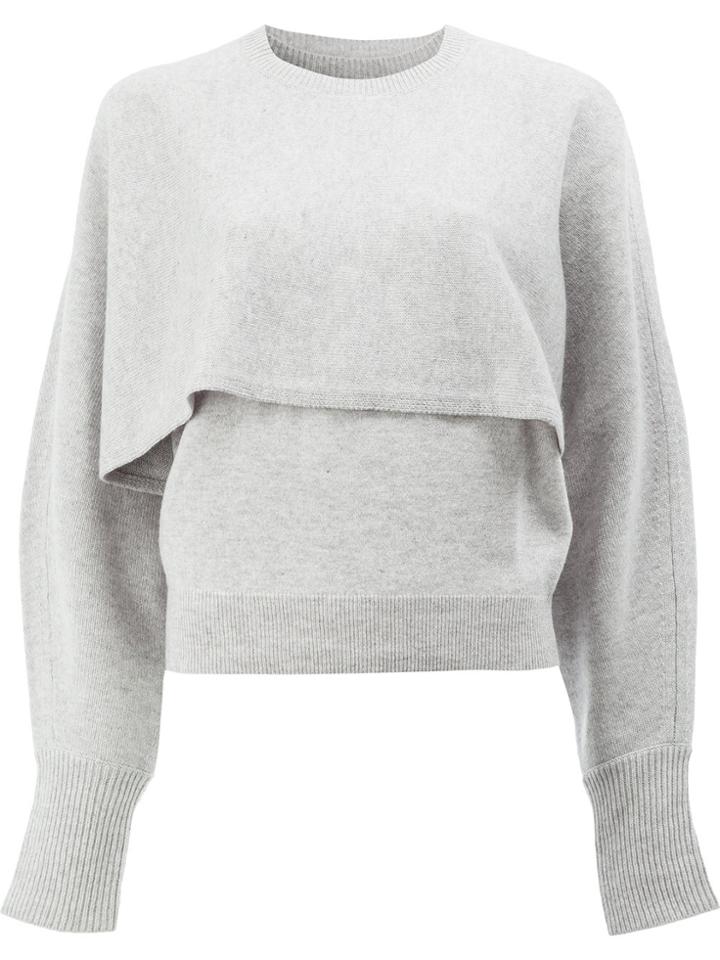 Chloé Layered Sweater - Grey