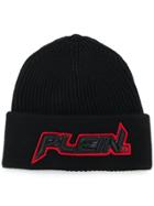 Philipp Plein Logo Patch Beanie - Black