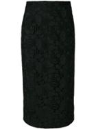 No21 Straight Midi Skirt - Black