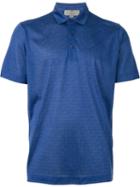 Canali Woven Jacquard Polo Shirt