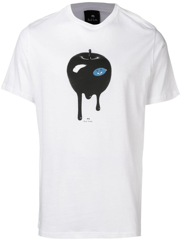 Ps Paul Smith Apple Graphic T-shirt - White